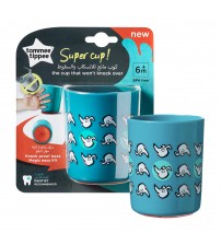 Cana No Knock Small, Tommee Tippee, 190 ml, Catelusi Verzi